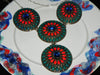 Tibetan Necklace w/ Turquoise, Coral & Blue Quartz