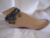Naga India Anklet "Tribal Vintage Coin" Many Different Stone Options