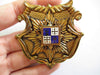 Vintage Pin, Heraldic Renaissance Revival Shield