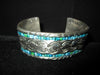 Southwest Bracelet, Signed Navajo Sterling