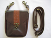 Brown Stripe Pouch