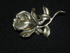 Sterling Pin, Vintage Rose w/ CZ's