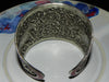 Tibetan Bracelet Open Bangle Repousse Work