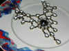 Tibetan Necklace w/ White Quartz, Smokey Topaz & Pearl