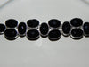 Silver Plate + Stone Bracelet w/ Onyx