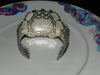 Estate Sterling Bracelet Cuff, Vintage Mexican Turquoise Signed Esperanza Mexico 925