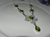 Stone + Sterling Necklace w/ Peridot