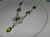 Stone + Sterling Necklace w/ Peridot