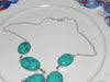 Stone + Sterling Necklace Turquoise