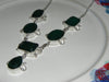 Stone + Sterling Necklace w/ Emerald