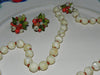 Vintage Set, Signed "Vendome" Fruit Salad Necklace & Earrings