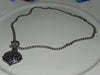 Estate Sterling Pendant, Floral Decorative Elegant