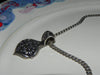 Estate Sterling Pendant, Floral Decorative Elegant