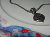 Estate Sterling Pendant, Floral Decorative Elegant