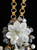Vintage Necklace, Designer, Amazingly Beautiful Drippy Pearl + Iridescent Chip Beaded