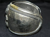Nepal Bracelet Handmade Cuff with a Black Stone