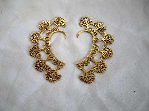 Tree of Life Ear Cuff - Gold