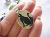 Handmade Box Cat Pendant