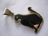 Handmade Cutout Cat Pendant