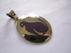 Handmade Oval Cat Pendant
