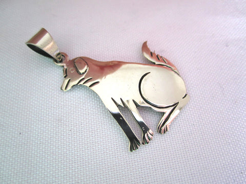 Handmade Cutout Dog Pendant
