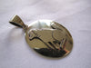 Handmade Oval Dog Pendant