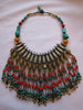 Tibetan Necklace Drippy Tribal Coral Turqouise Lapis