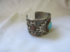 Nepal Hand made Ornate Turquoise Cuff