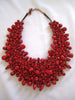 Nepal Handwoven Glass Bib Necklace