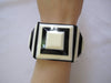 Nepal Bone Black + White Bracelets