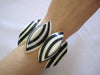 Nepal Bone Black + White Bracelets