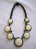 Nepal Bone Black + White Necklaces