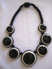 Nepal Bone Black + White Necklaces