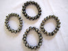 Nepal Bone Patterned Stretch Bracelet