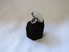 Silver Plated Large Stone Ring - White
