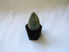 Silver Plated Large Stone Ring - Iridescent Blue