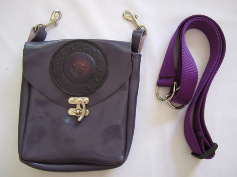 Purple Pouch with Heart