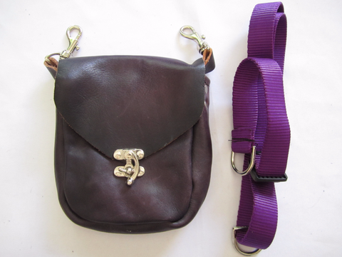 Purple Pouch with Latch