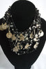 Naga India Necklace "Tribal Vintage Coin"  Stones - Many Different Stones!!
