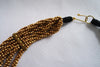 Naga India Necklace 5 Tier Waterfall Brass or Silver