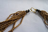 Naga India Necklace, "Tribal Starburst" Brass Handmade Beads