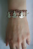Naga India Bracelet Anchor Beads Brass or Silver Color with Red Glass