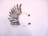 Miao Ear Cuff - Silver Feathered Wings