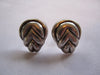 Estate Sterling Earring, Small Repousse Stud