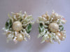 Vintage Set, Plastic Faux Pearl Iridescent Beaded Set