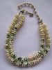 Vintage Set, Plastic Faux Pearl Iridescent Beaded Set
